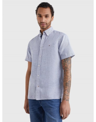 Tommy Hilfiger camisa fake solid stripesMW0MW23146