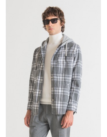 Antony Morato Camisa regular fit en algodón puro en cuadros