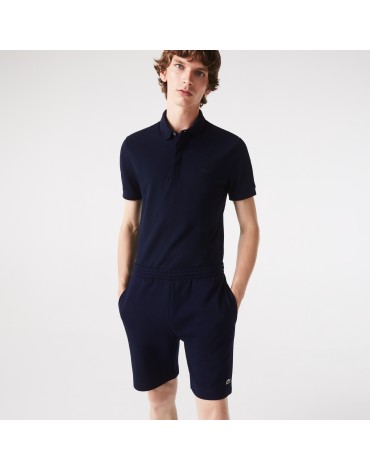 Lacoste Pantalón chándal corto en felpa de algodón ecológico cepillado