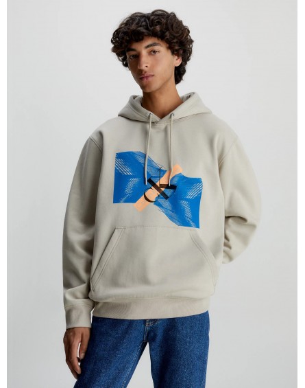 Calvin Klein Sudadera Skyscraper Urban Graphic Hoodie