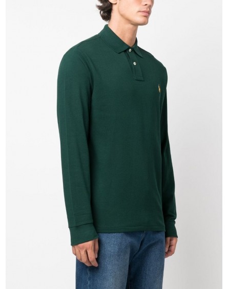 Ralph Lauren Polo de piqué Custom Slim Fit LSKCCMSLM2