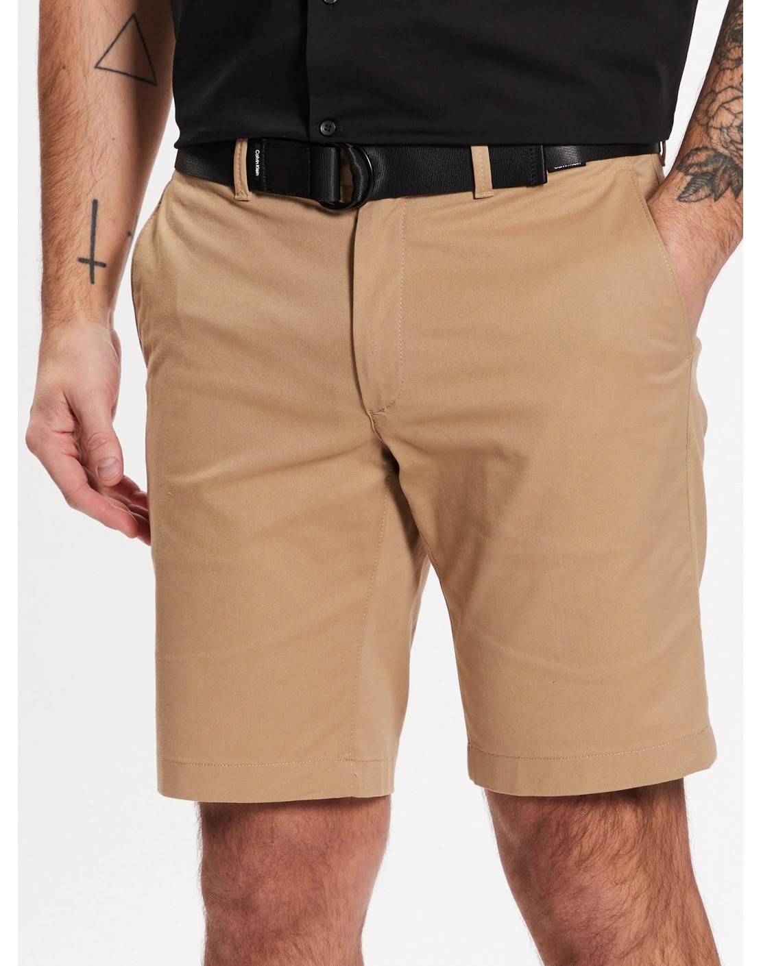 Calvin Klein Pantalón corto chino Modern Twill Slim Short Belt