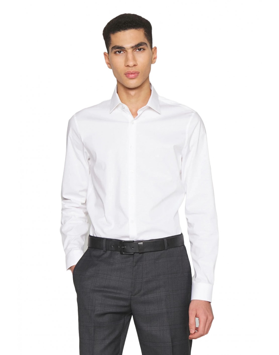 Calvin Klein Camisa hombre Poplin Stretch Slim