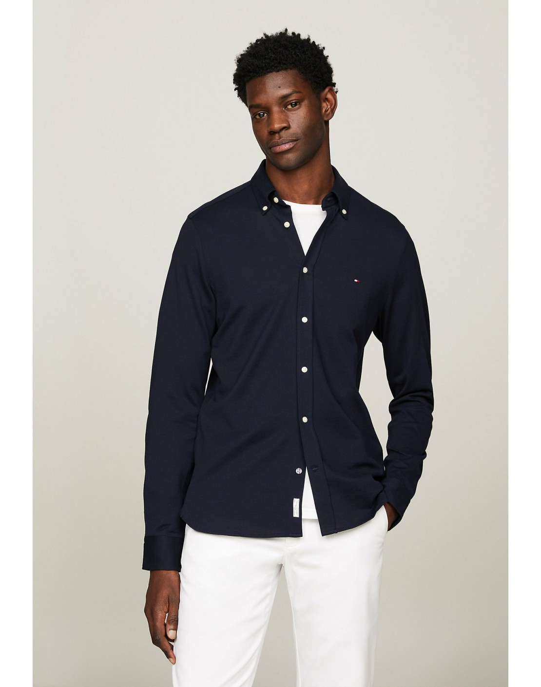 Tommy Hilfiger Camisa Hombre 1985 Knitted SF Shirt