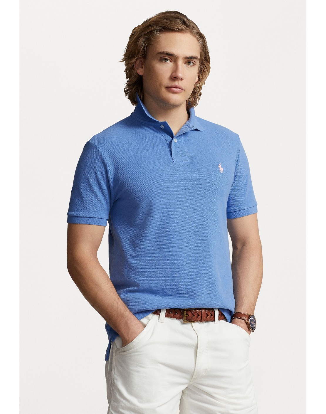 Ralph Lauren Polo de piqué Custom Slim Fit