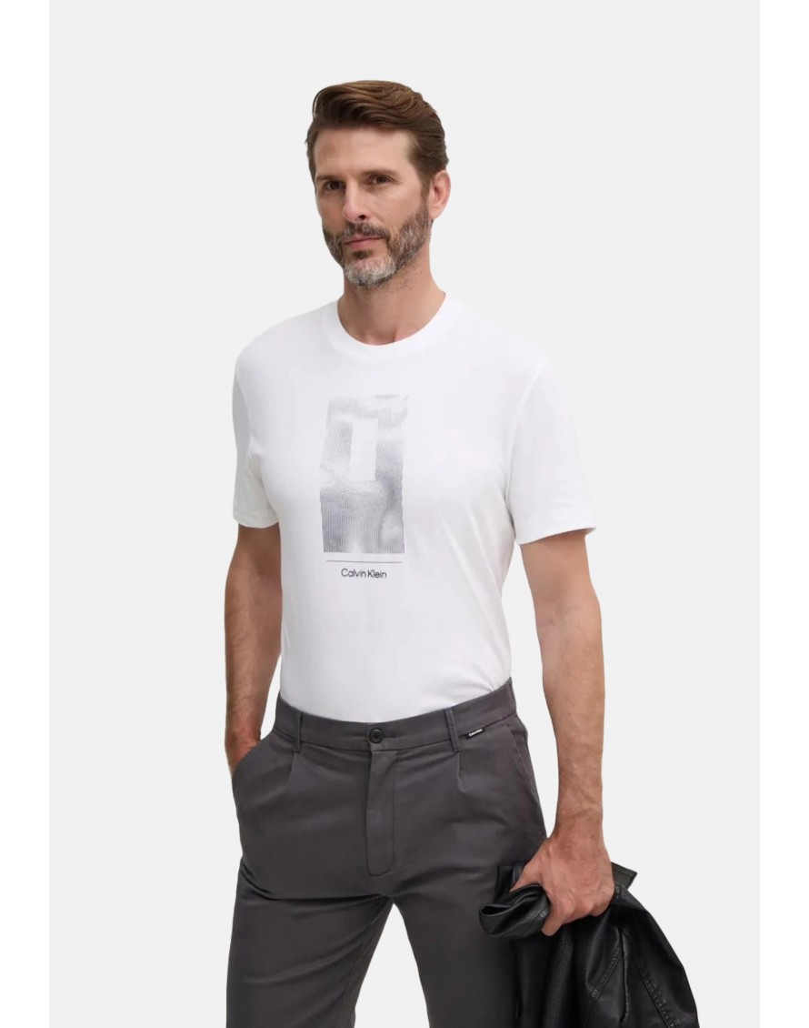 Calvin Klein Camiseta Vertical Lines Graphic T-Shirt