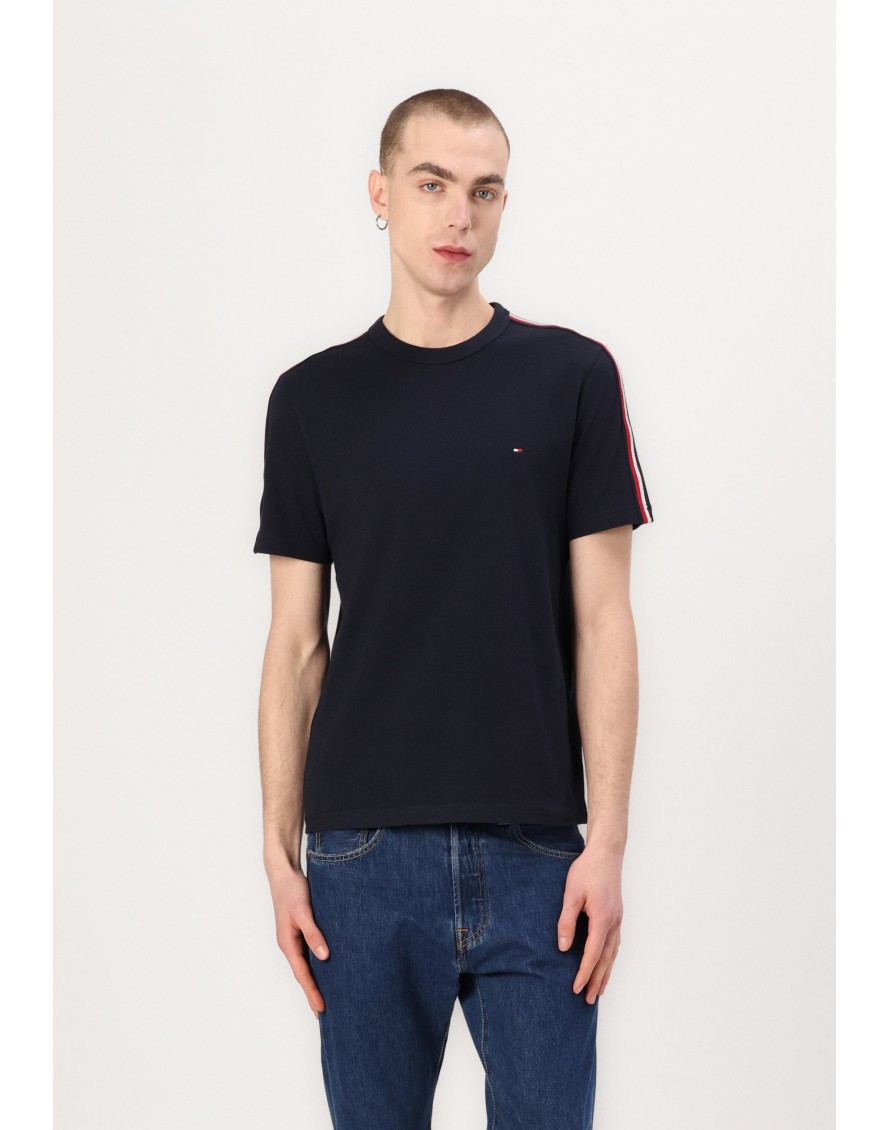 Tommy Hilfiger Camiseta Global Stripe Tape Tee