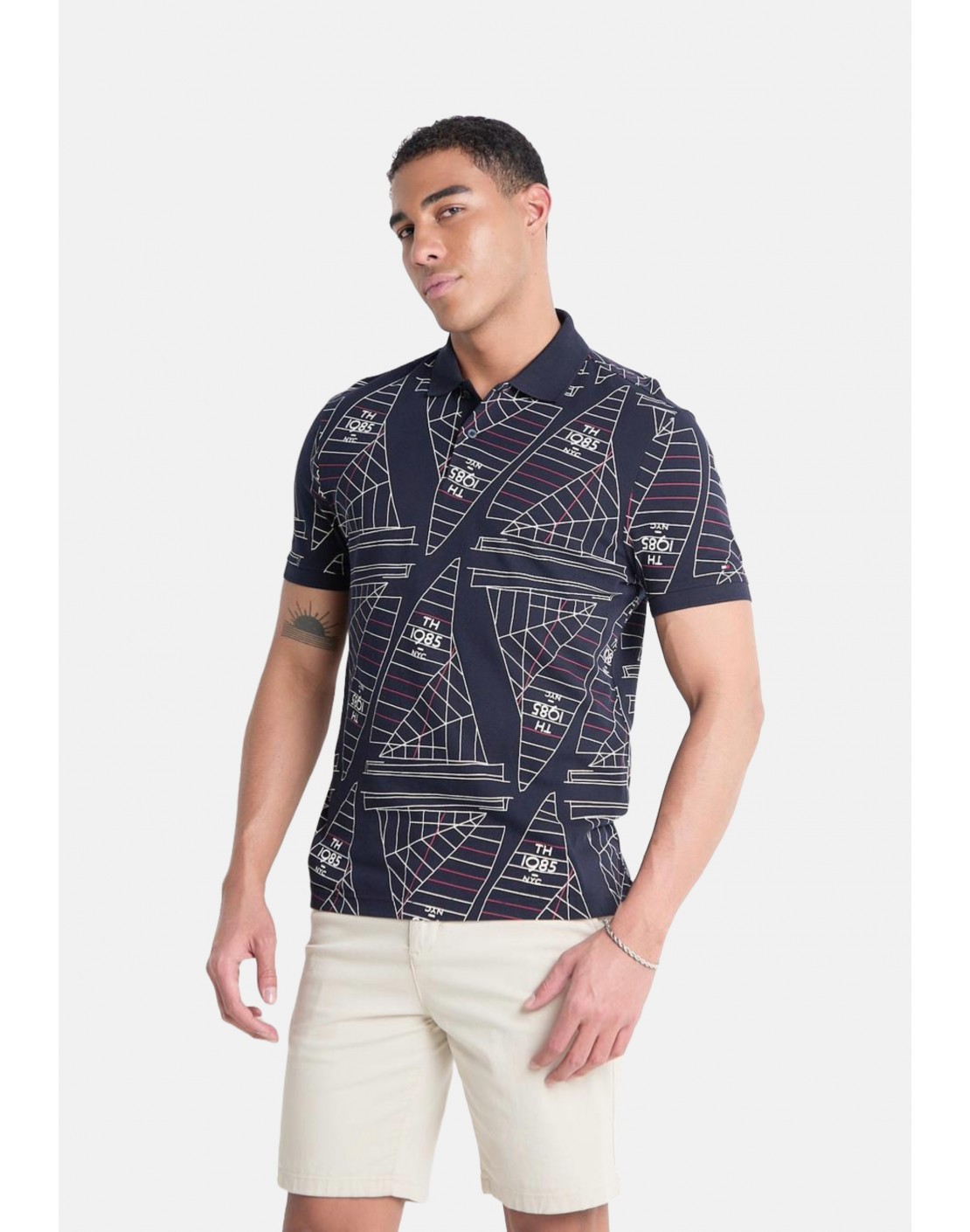 Tommy Hilfiger Polo Sailing AOP Reg Polo