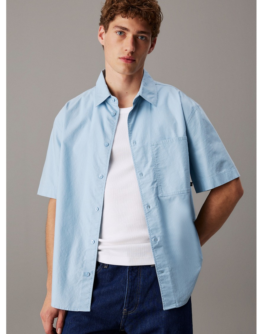 Calvin Klein Camisa Manga Corta Oxford S/S Shirt