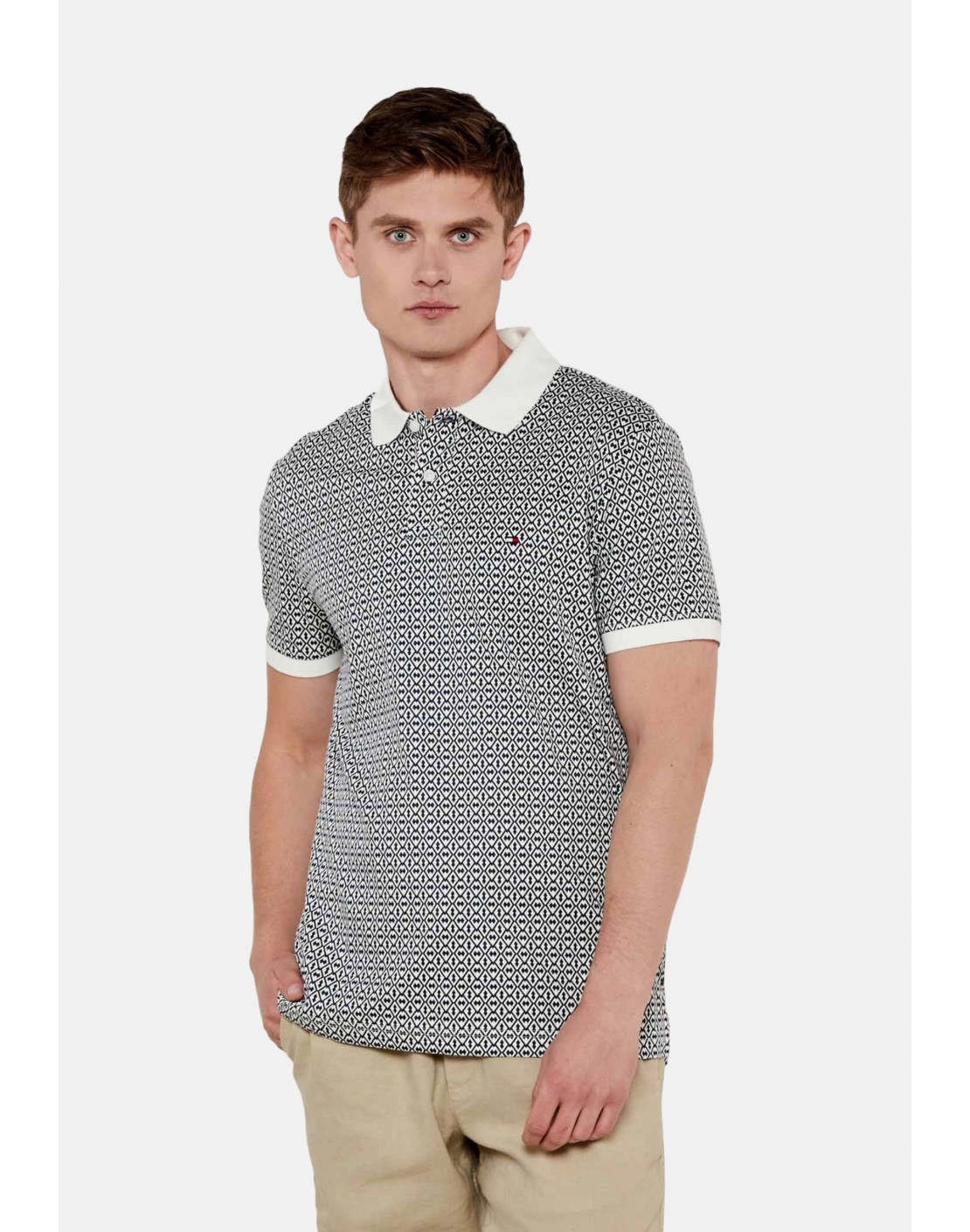 Tommy Hilfiger Polo Interlock AOP Reg Polo