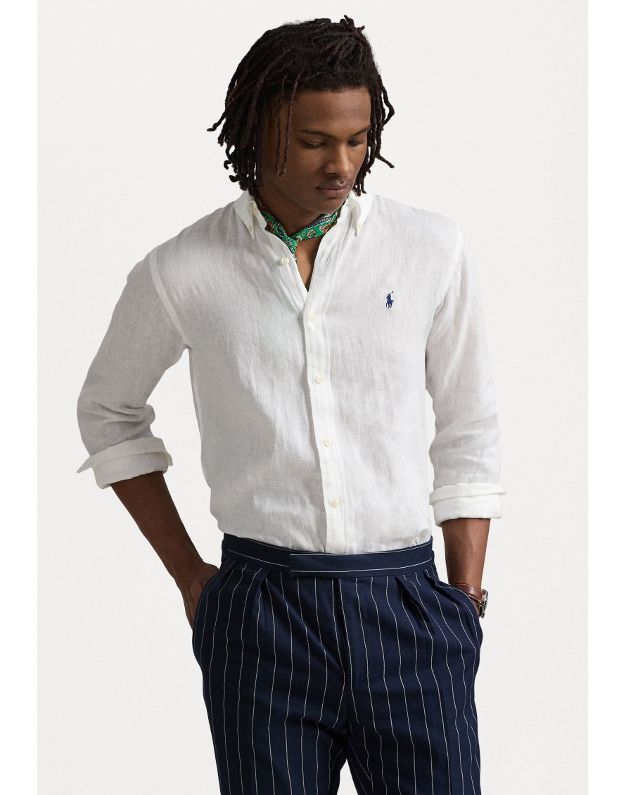 Ralph Lauren Camisa de lino Custom Fit