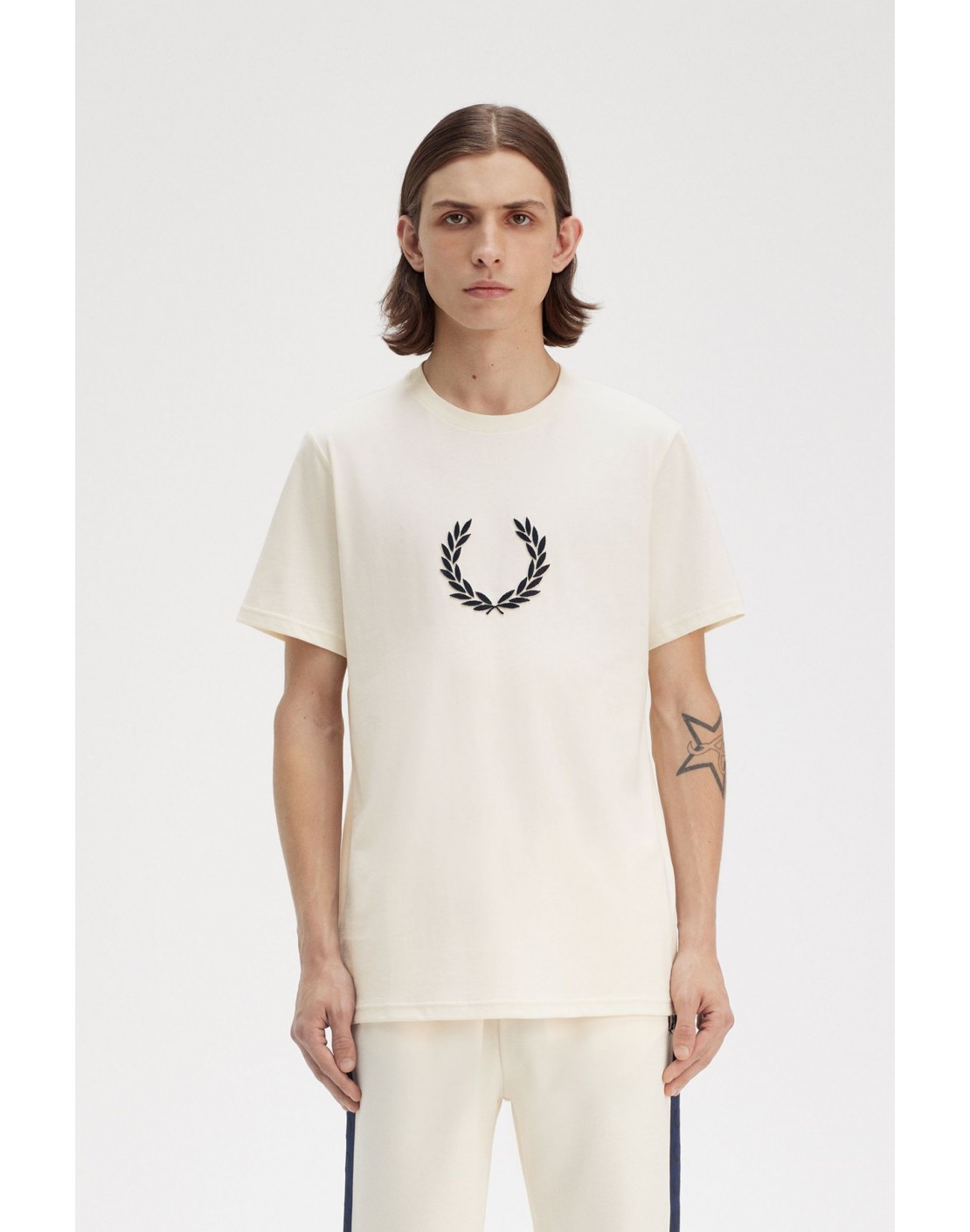Fred Perry Camiseta Textured Laurel Wreath T-Shirt