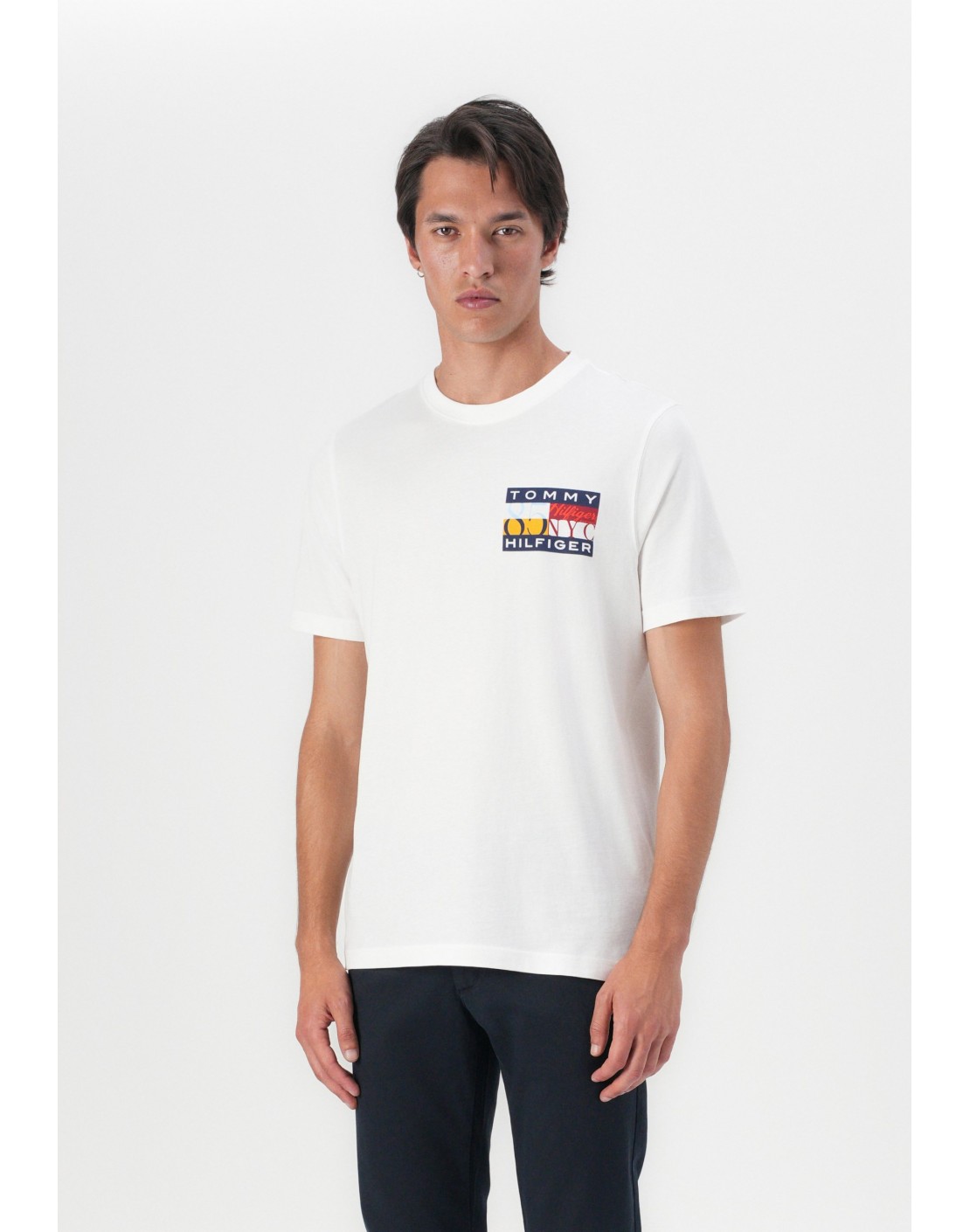 Tommy Hilfiger Camiseta TH Colour Flag TEE