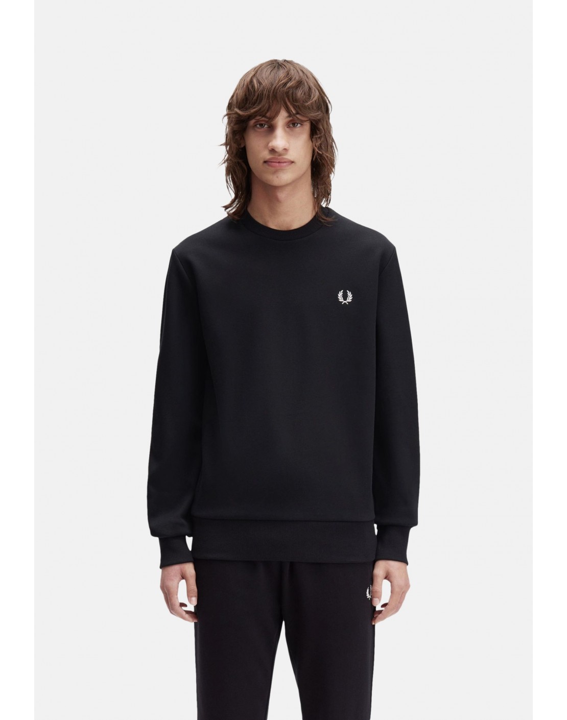 Fred Perry Sudadera Bold Branding Crewneck Sweatshirt