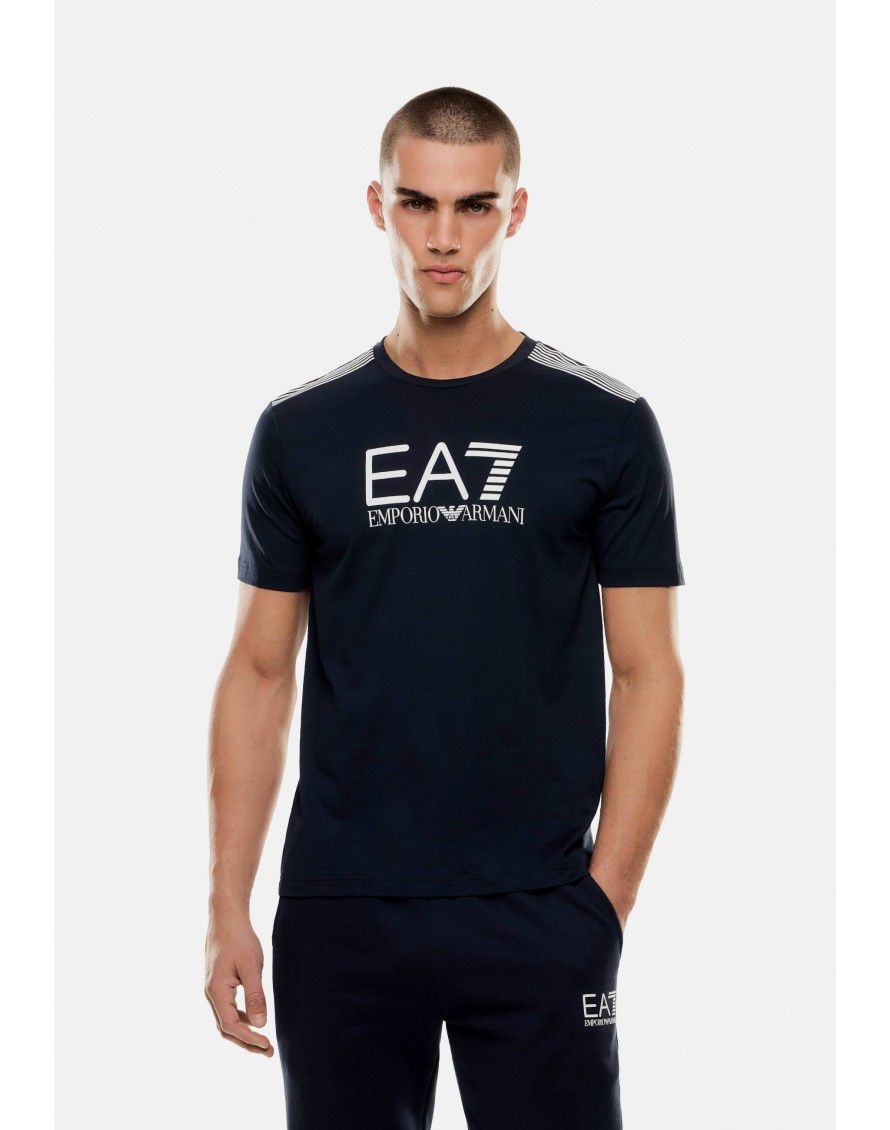 Emporio Armani Camiseta de cuello redondo 7 Lines ASV