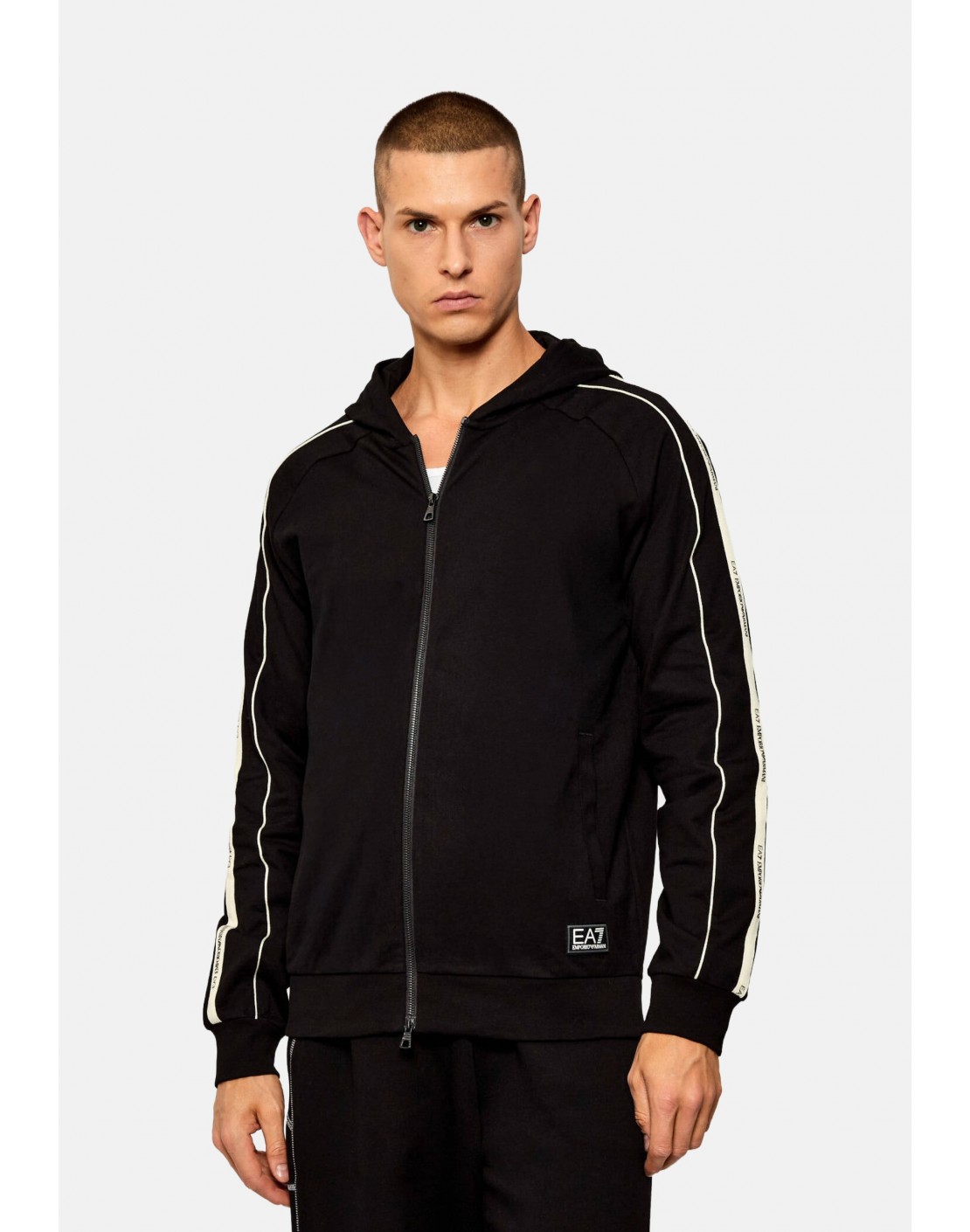 Emporio Armani Sudadera Capucha Train Logo Series Tape Hoodie