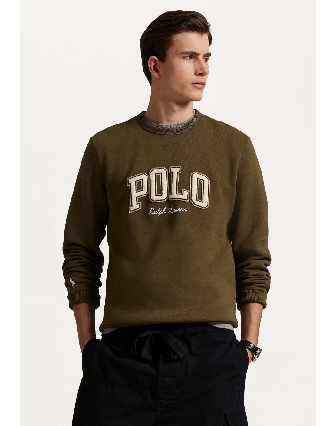 Ralph Lauren Jersey Logo Fleece Sweatshirt
