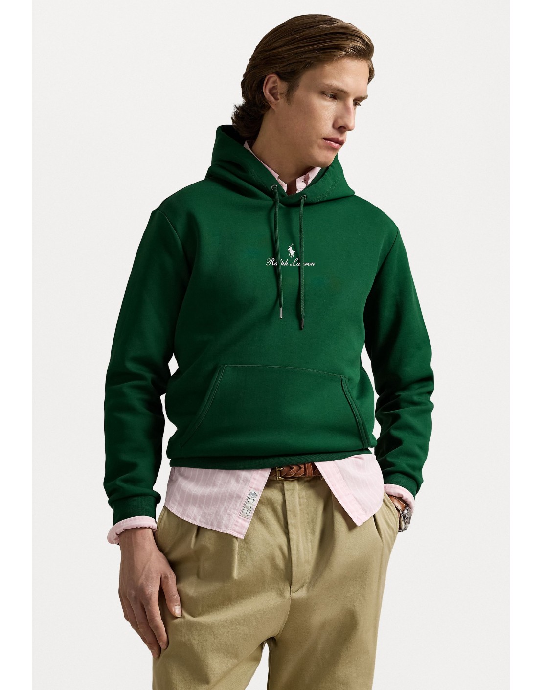 Ralph Lauren Sudadera capucha de punto doble