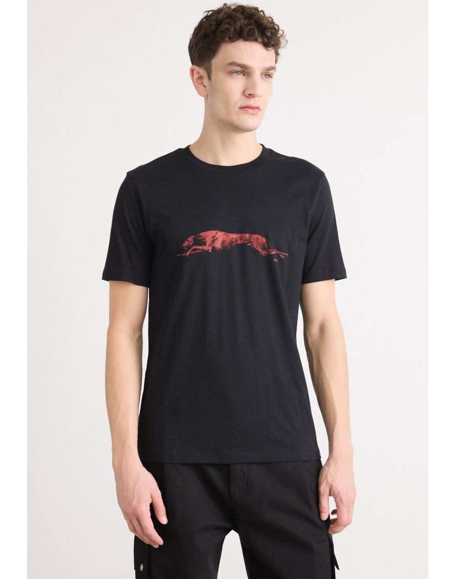 Hugo Boss Camiseta Didug con ilustración de perro