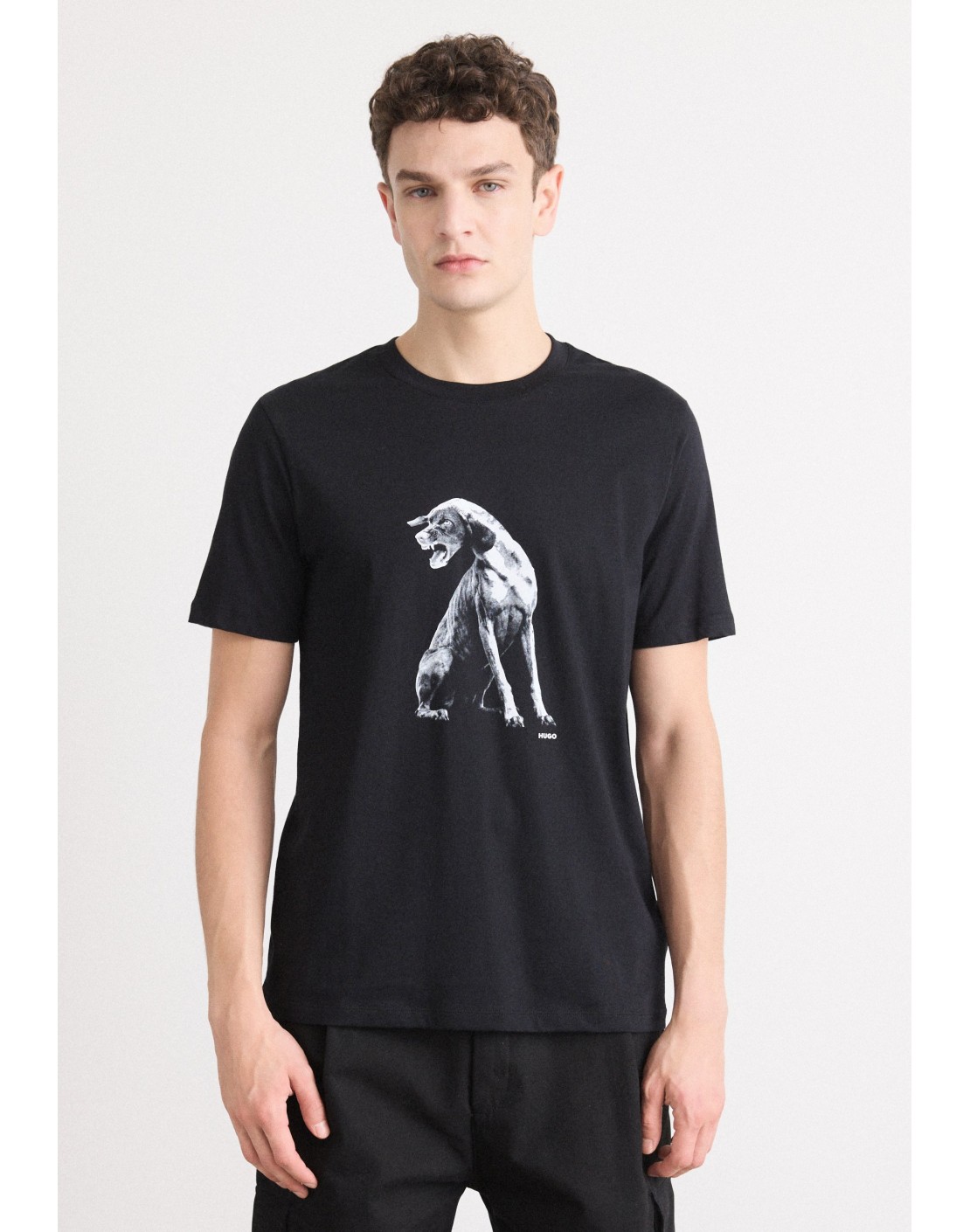 Hugo Boss Camiseta Didug con ilustración de perro