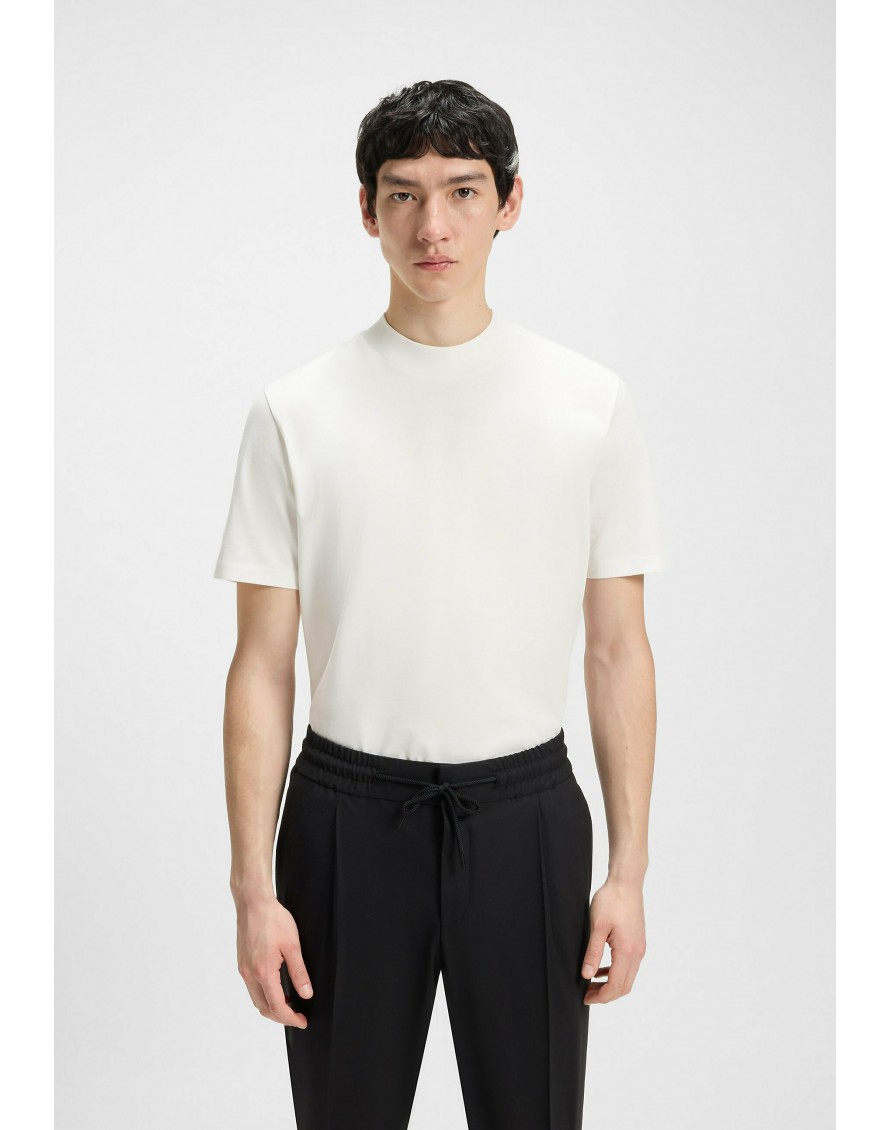 Hugo Boss Camiseta Dimerson slim fit de algodón elástico con cuello alto