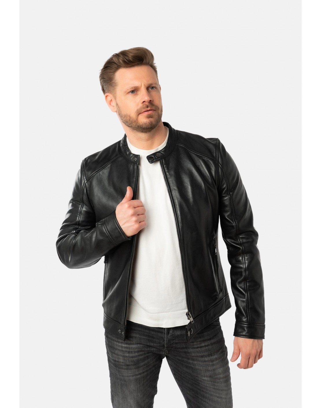 Mauritius Chaqueta piel MMTibor SF Men Biker