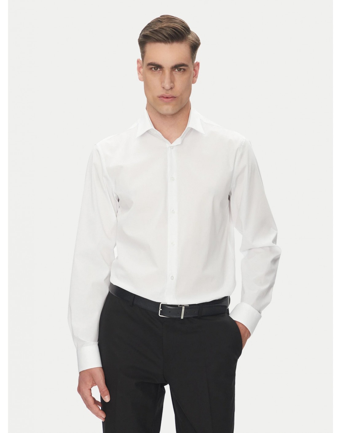 Calvin Klein Camisa Reg Essential Poplin STR Sld