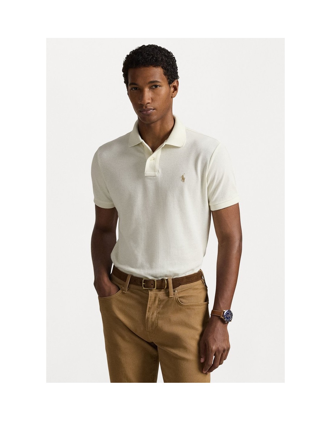 Ralph Lauren Polo de piqué Custom Slim Fit