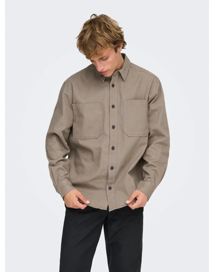 Only & Sons Sobrecamisa Onsalp Canvas Overshirt 0359