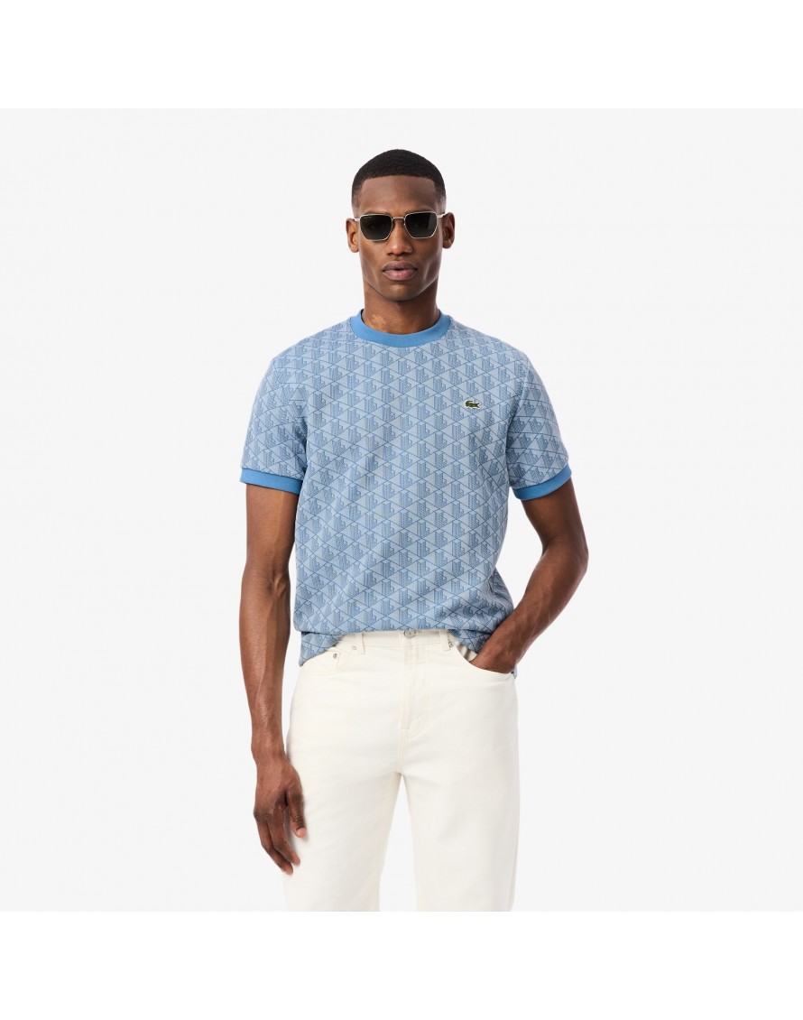 Lacoste Camiseta de jacquard con monograma