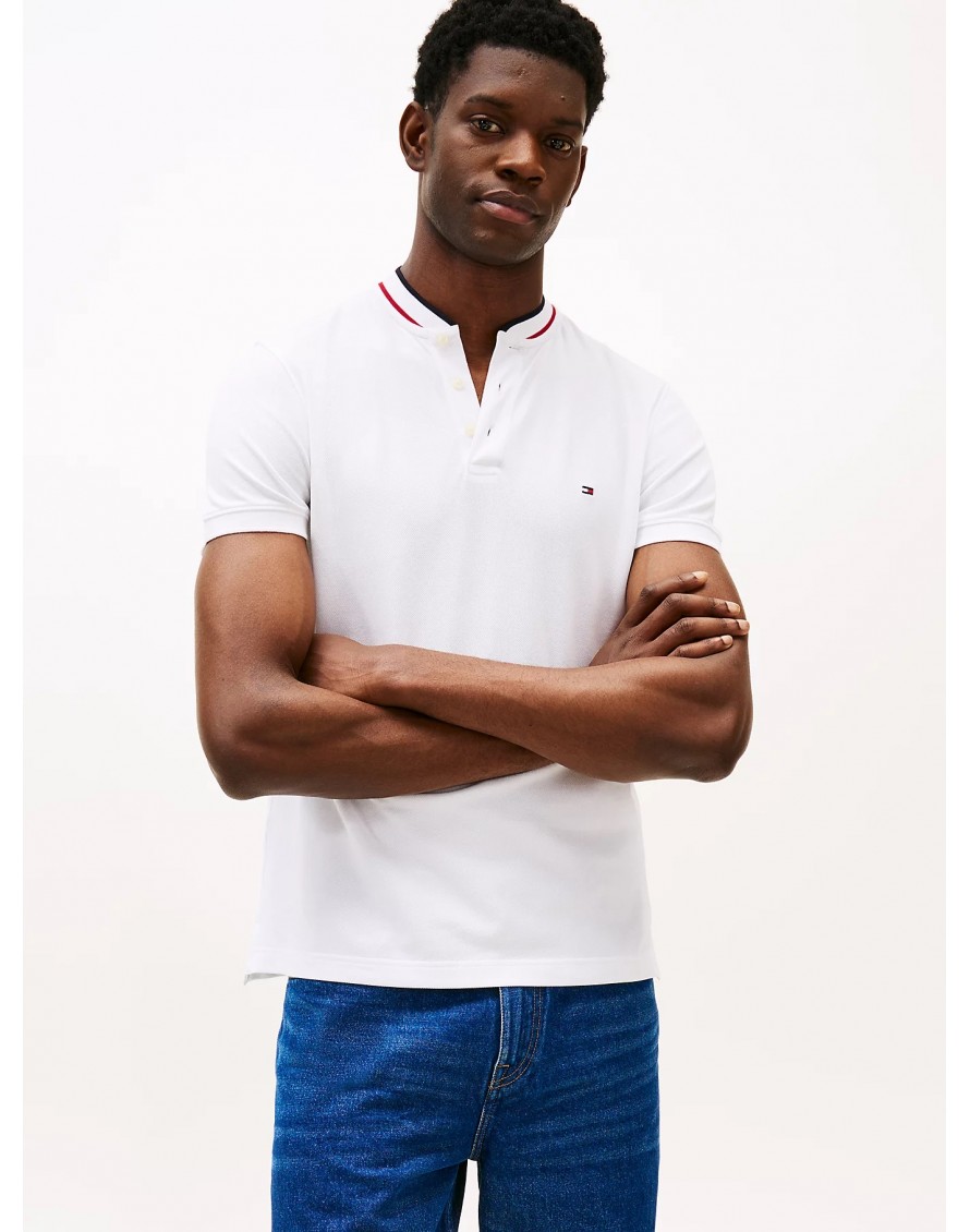 Tommy Hilfiger Polo slim con cuello ribeteado