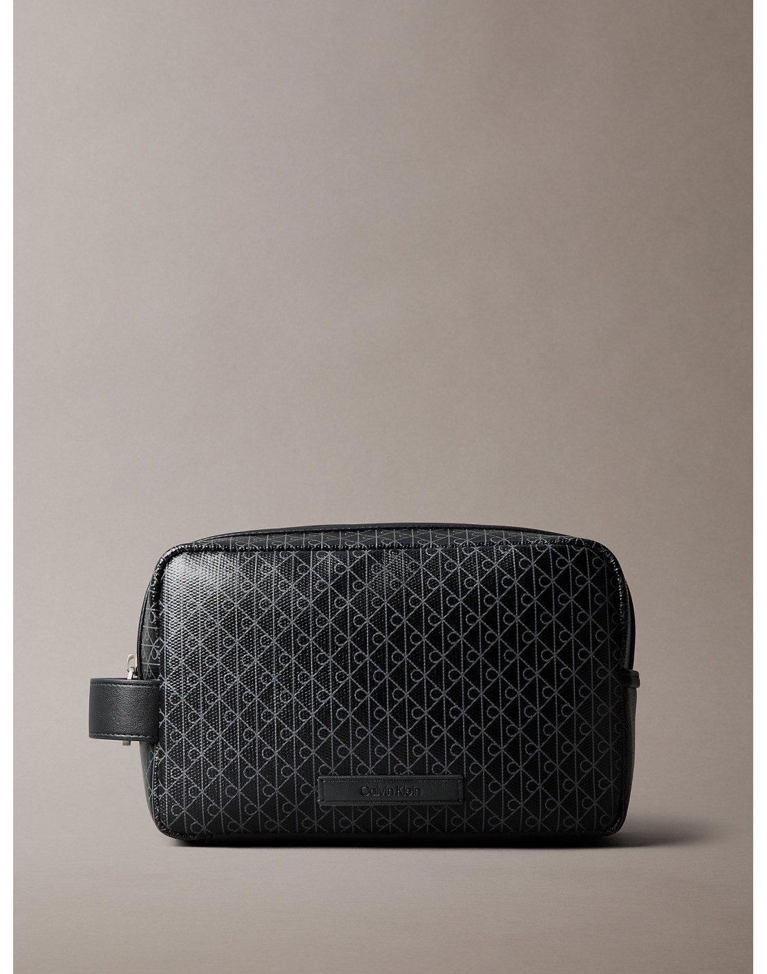 Calvin Klein Bolso con cremallera con logo monograma en todo el artículo