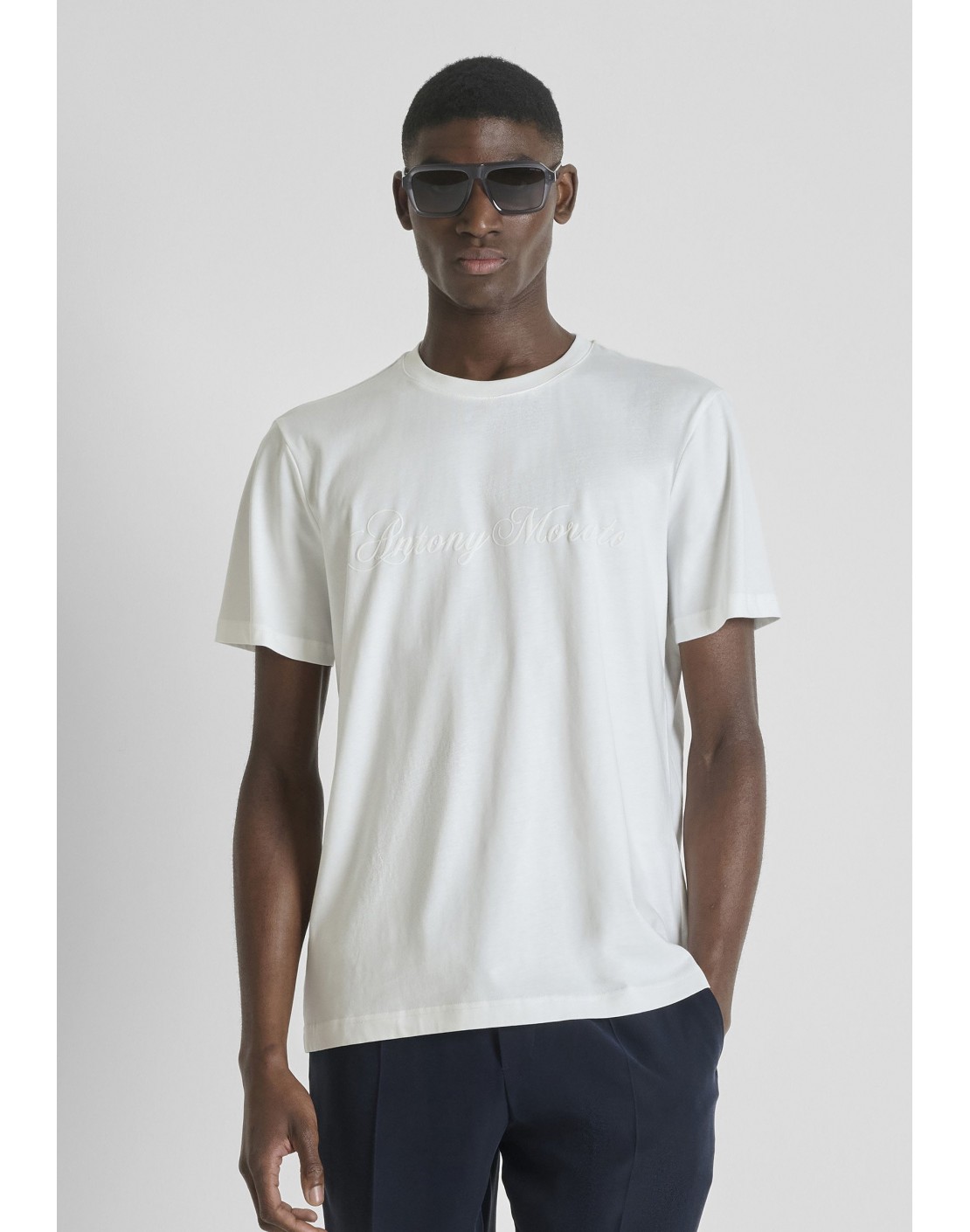 Antony Morato Camiseta Regular FIT son Logotipo Estampado