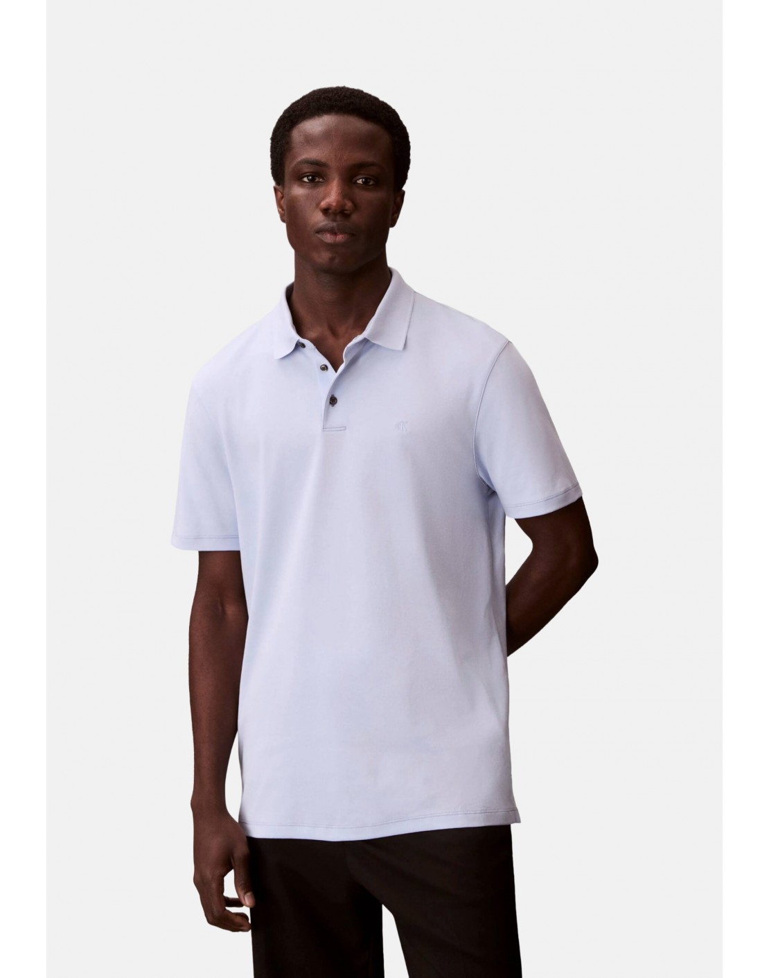 Calvin Klein Polo SS Supima Chest Emb