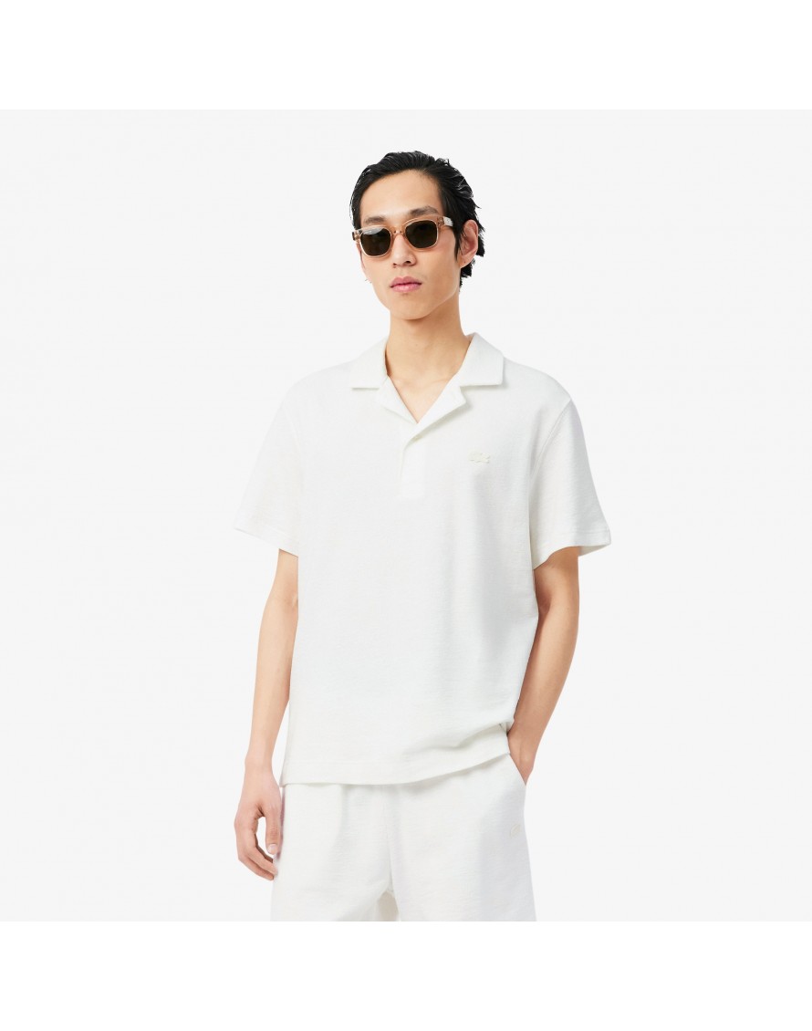 Lacoste Polo texturizado de corte clásico