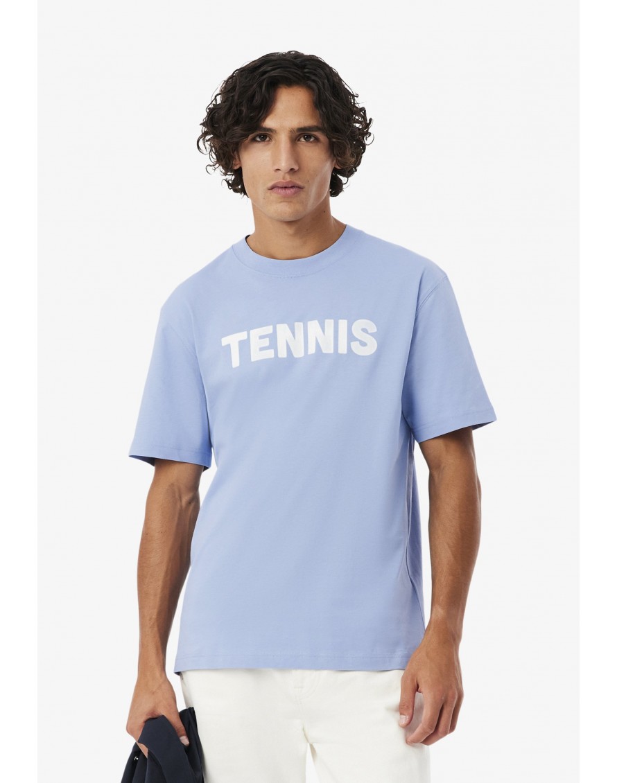 Lacoste Camiseta de algodón estampada