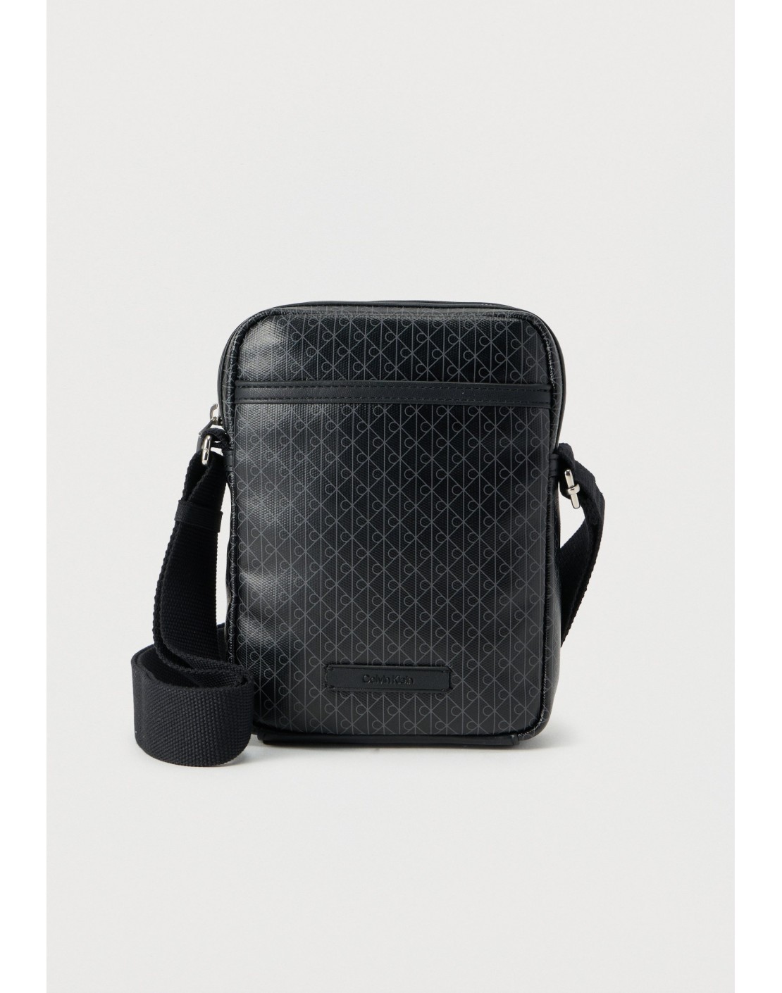 Calvin Klein Bandolera Emblem AOP Coated Slim Reporter