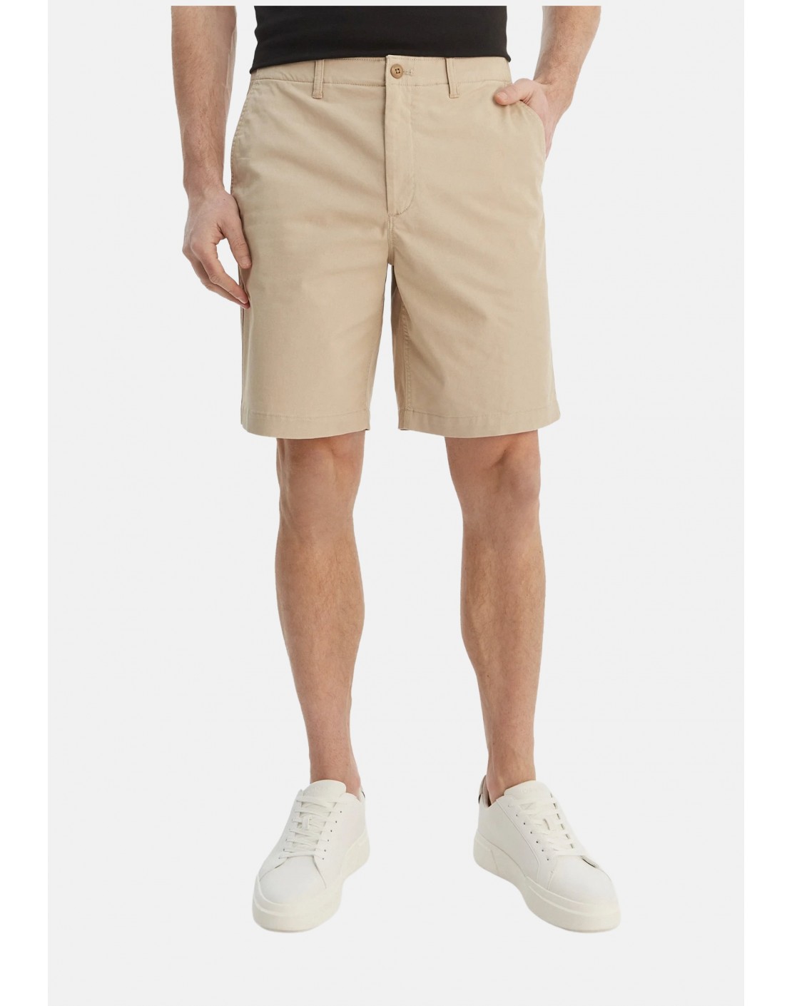 Calvin Klein Pantalón corto chino Straight Comfort Cotton 9''