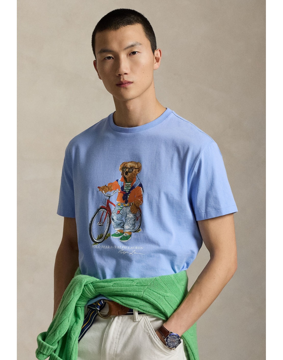 Ralph Lauren Camiseta Custom Slim Fit Polo Bear