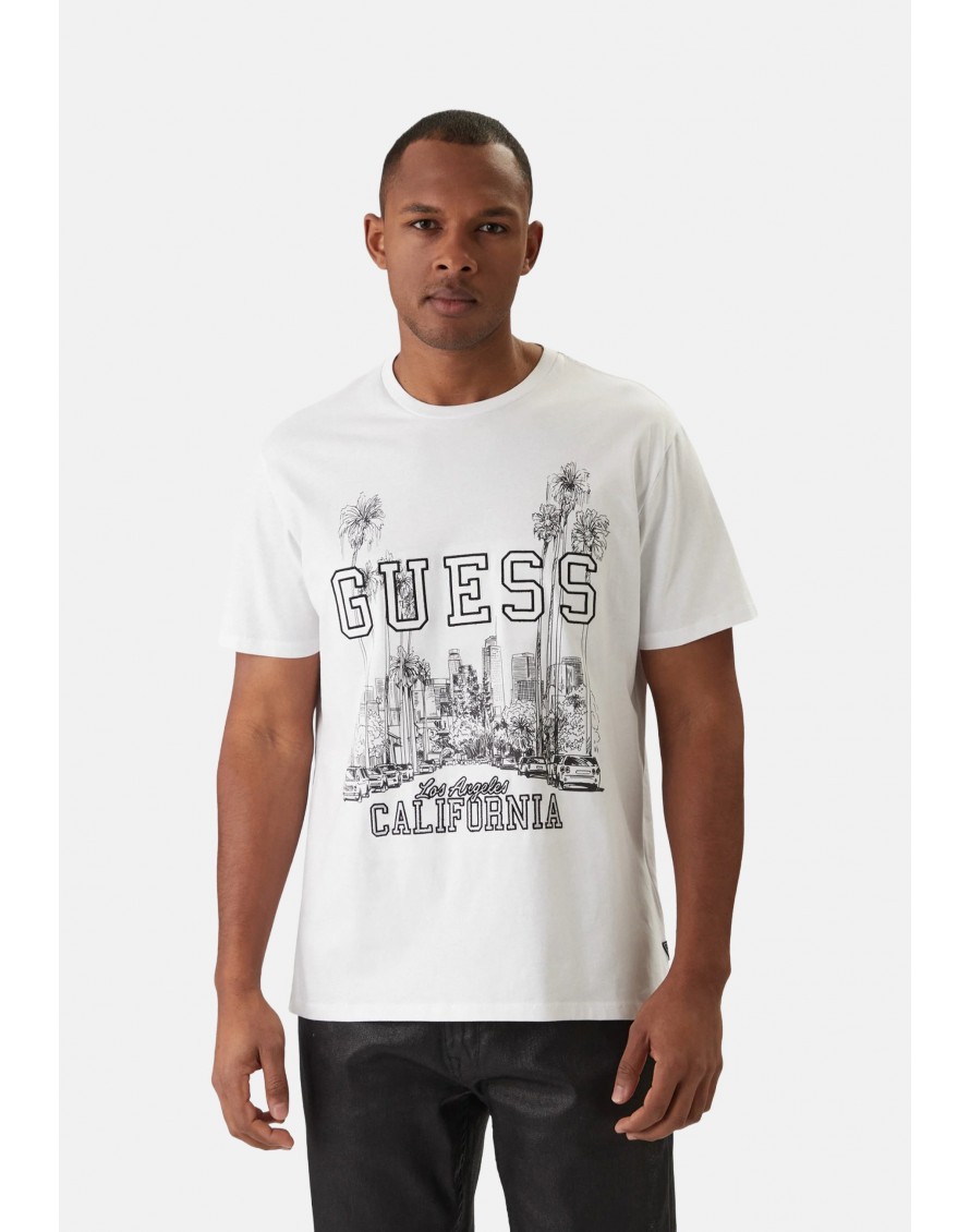 Guess Camiseta SS BSC Blvd Tee