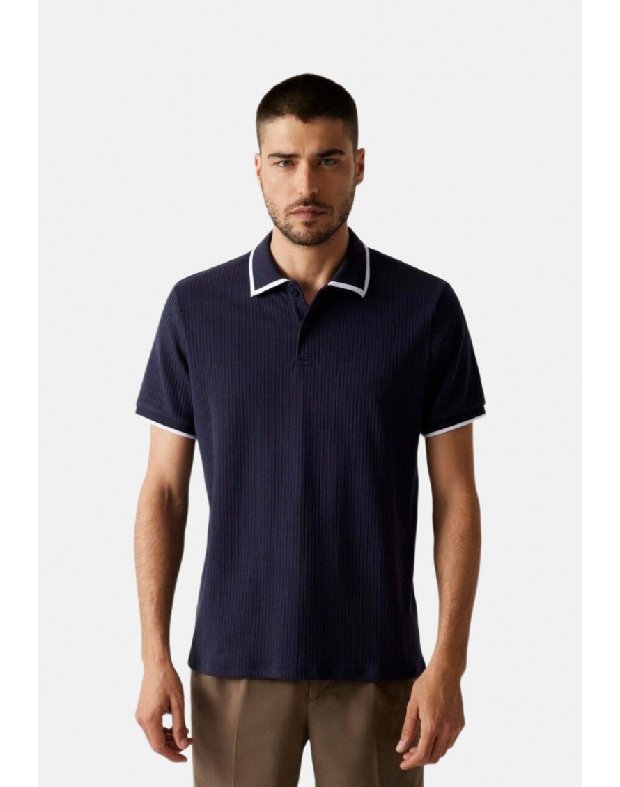 Guess Polo SS Bayside Cttn Rib